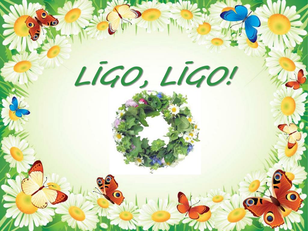 ilustrācija Līgo vainags