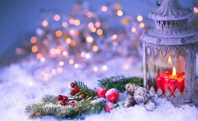 Ziemassvētku kartiņa.