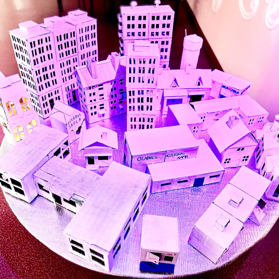 Olaines pilsētas makets