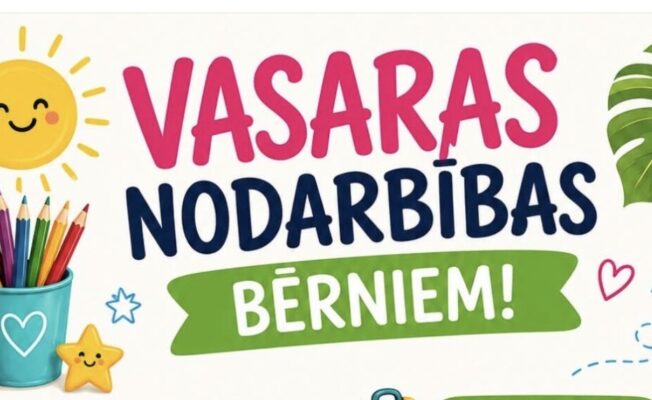 uzraksts par vasaras nodarbībām